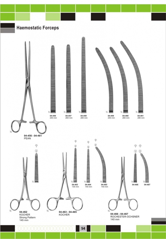 delicate haemostatic forceps 