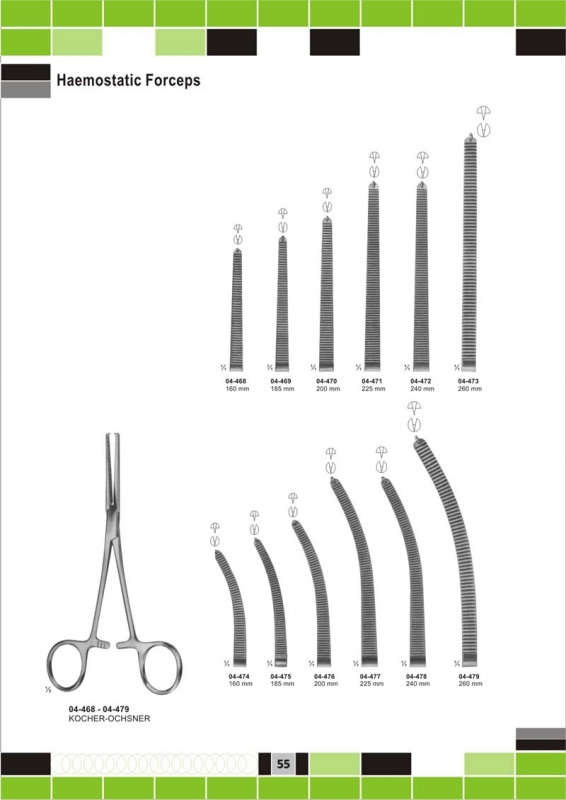 delicate haemostatic forceps 