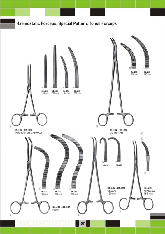 delicate haemostatic forceps 