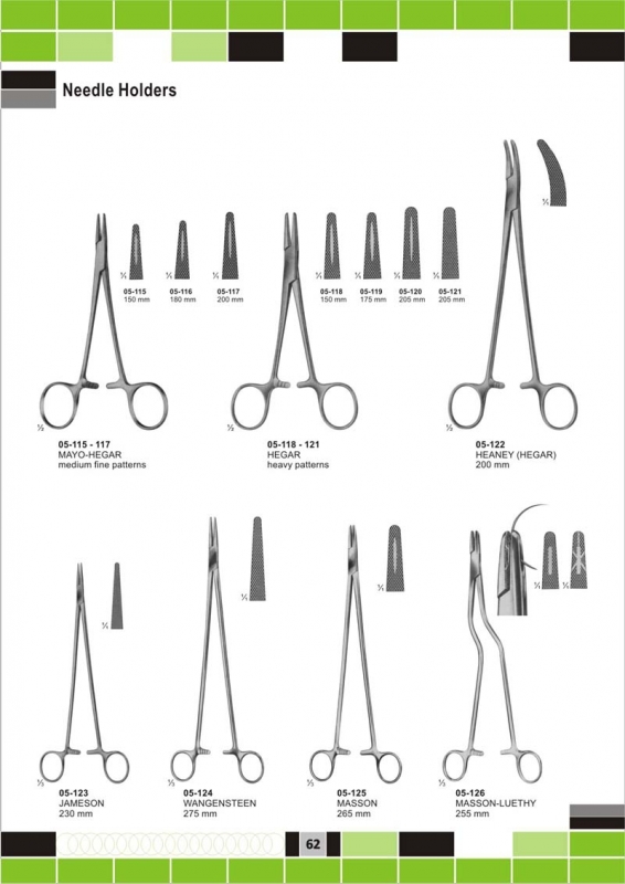 needle holders for micro surgery  