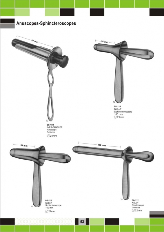 Anuscopes Sphincteroscopes