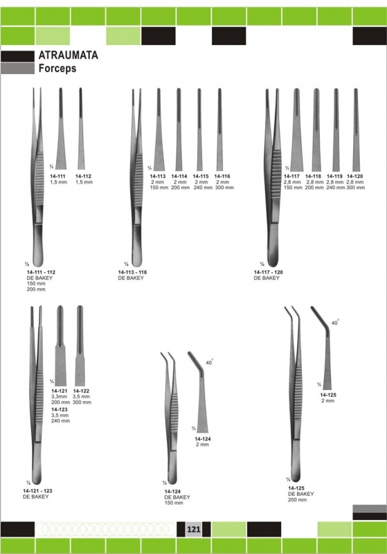 Atraumata Forceps