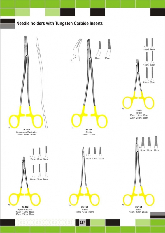 TC Dissecting Forceps and Needle Holders