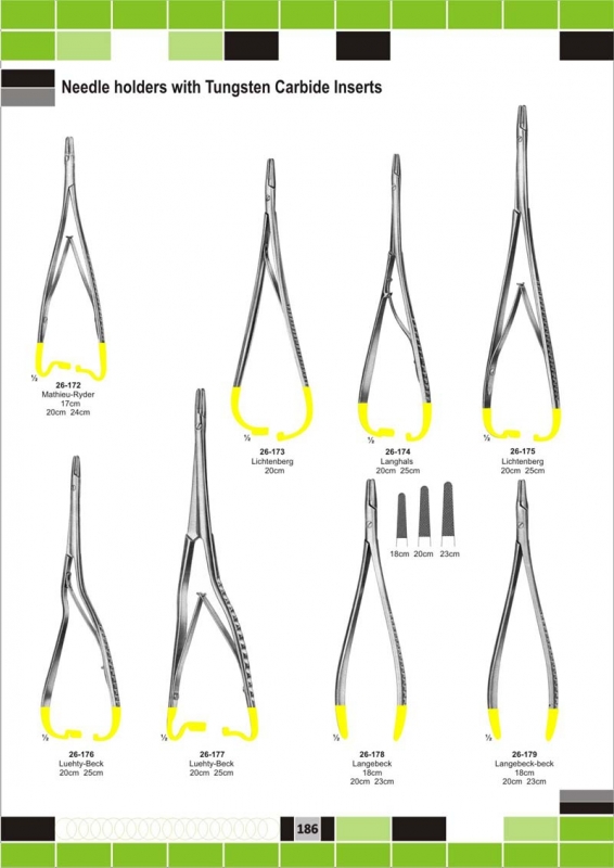 TC Dissecting Forceps and Needle Holders