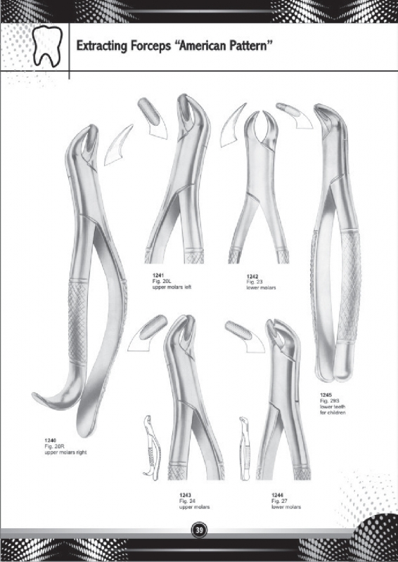 Extracting Forceps American Pattern