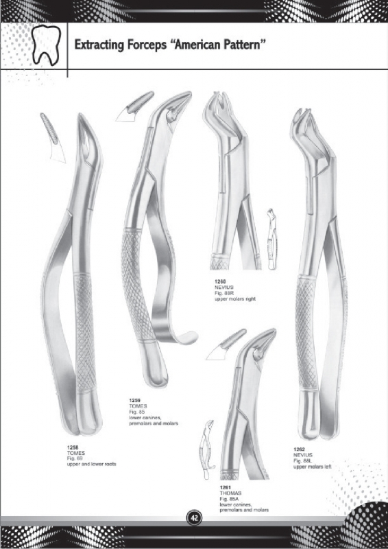 Extracting Forceps American Pattern