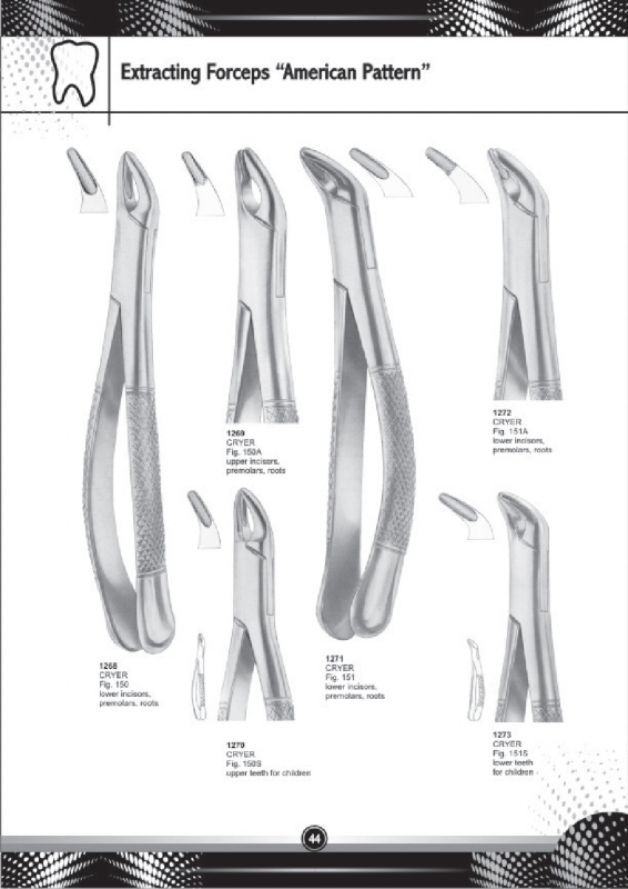 Extracting Forceps American Pattern