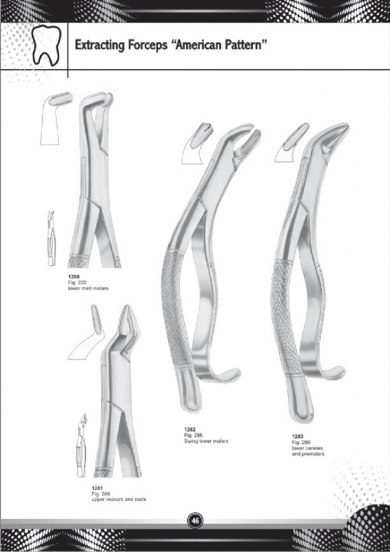 Extracting Forceps American Pattern