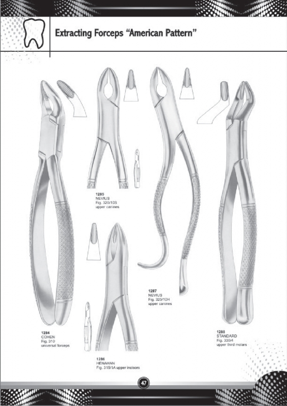 Extracting Forceps American Pattern