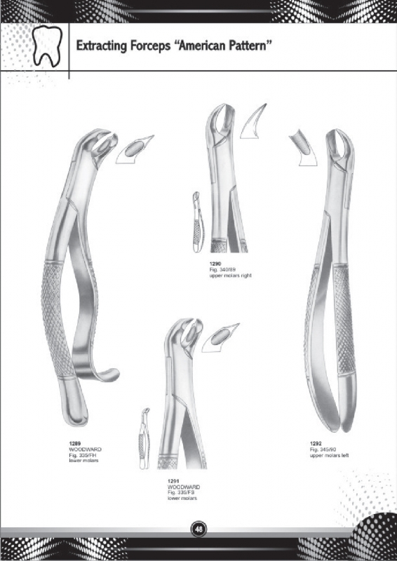 Extracting Forceps American Pattern